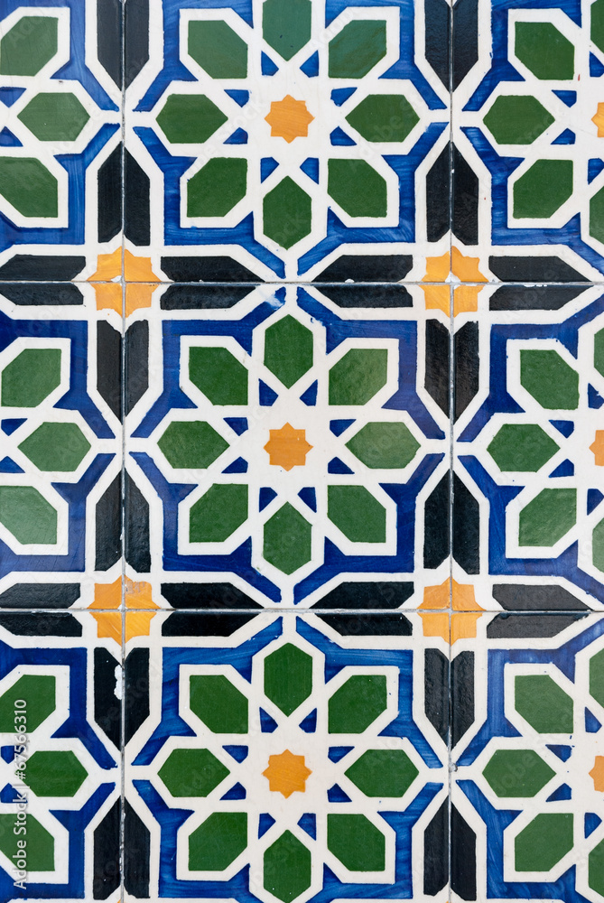 Traditional Portuguese glazed tiles Traditional Portuguese glazed tiles