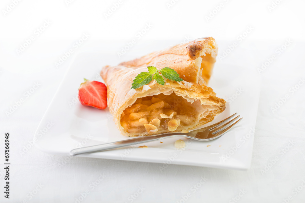 Fresh baked apple pie