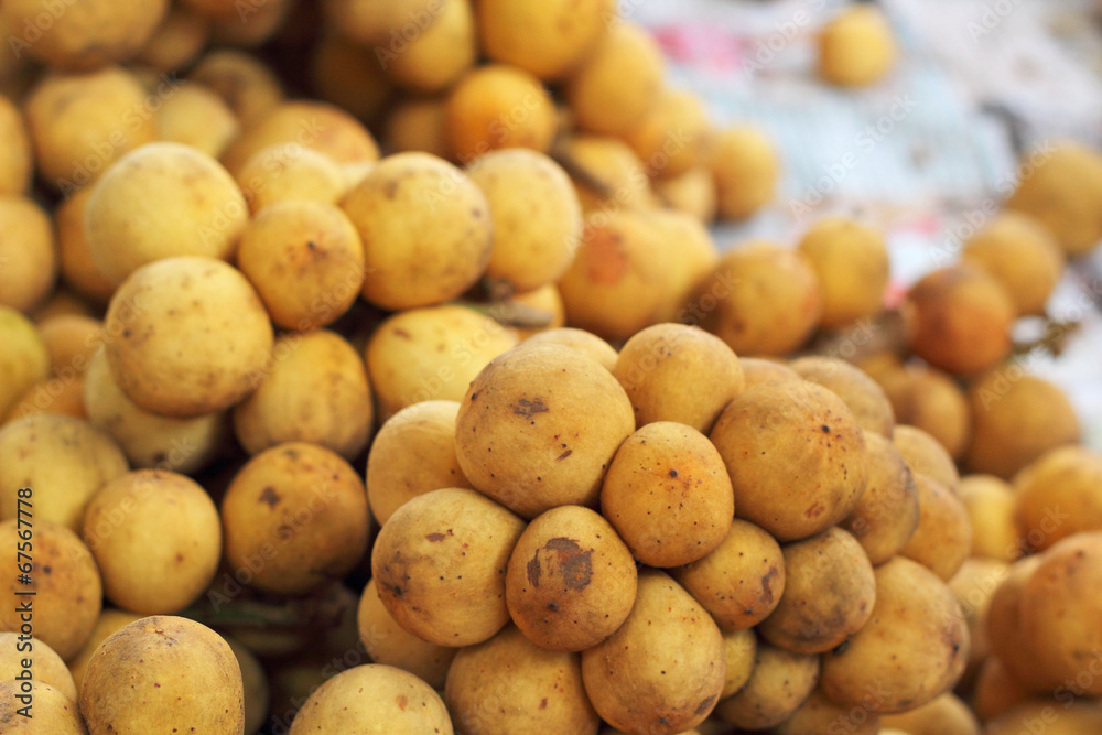 ripe longkong in the market ripe longkong in the market