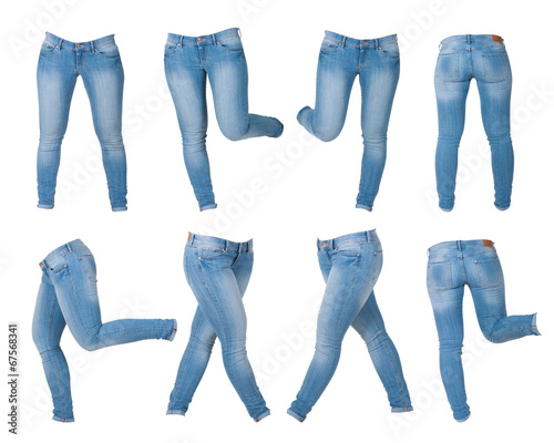 collage of women's jeans