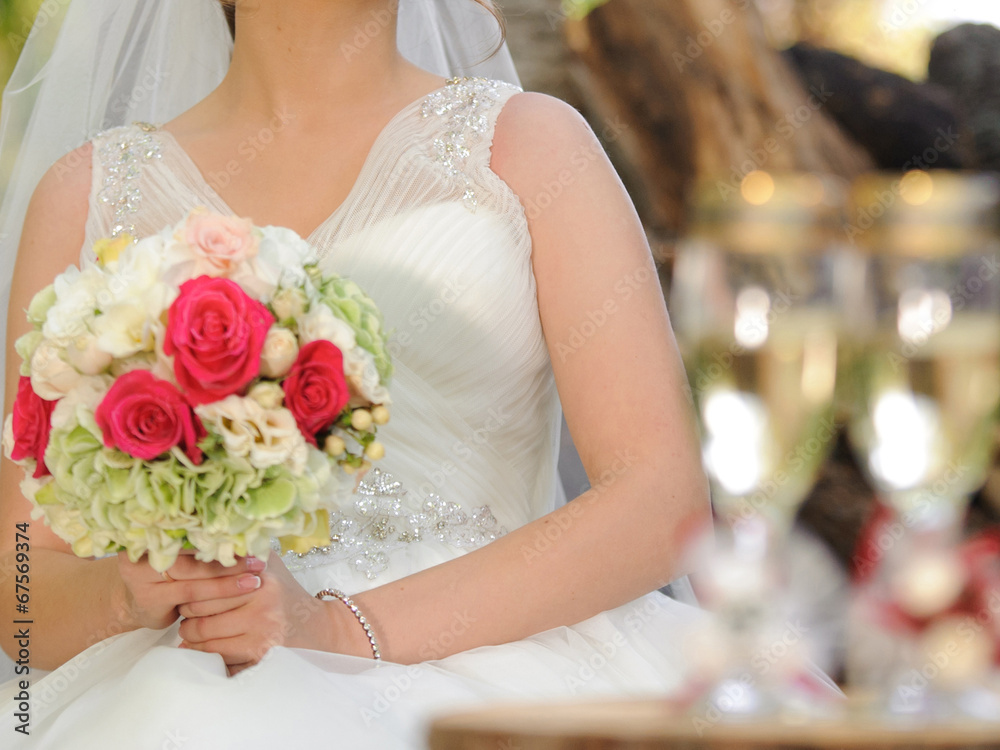 Bride Holding Bouquet Bride Holding Bouquet