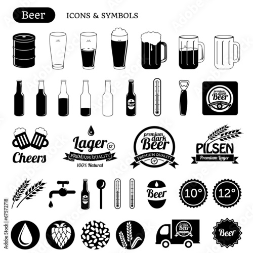 Beer icons & symbols