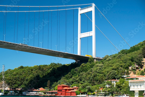 Fatih Sultan Mehmed Bridge at Istanbul - Turkey