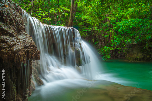 Thailand waterfall in Kanjanaburi  Huay Mae Kamin 