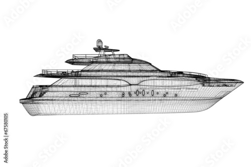 luxury motor yacht