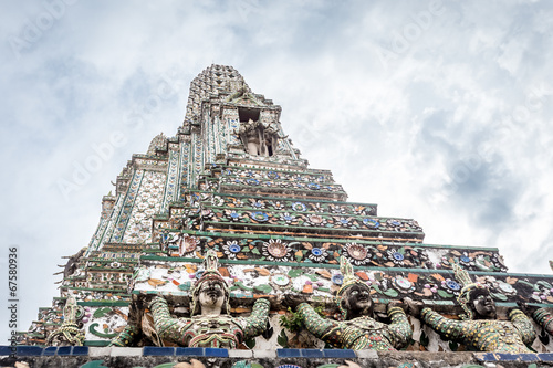 The Prang in Temple of Dawn ,BKK