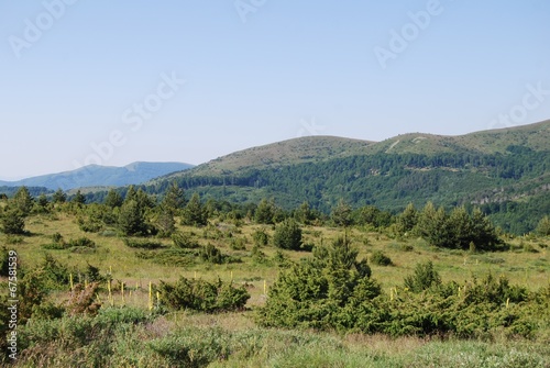Mountain landscape from Osogovo