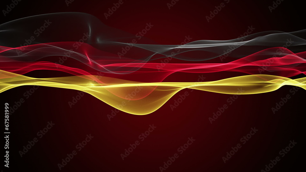 Wonderful german color animation for sport events - loop HD