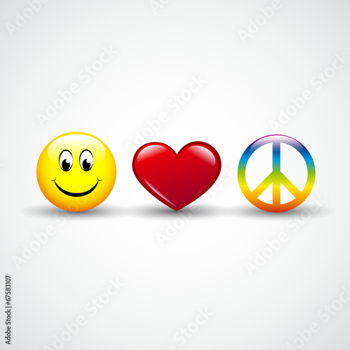 love peace happyness
