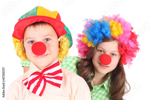Cute little clowns