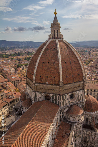 Dome of Florence Cathedral in Italy photo