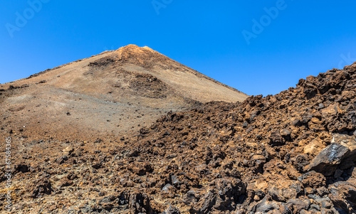 Volcanic rocks from Teide volcano in Tenerife