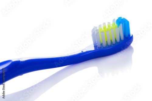 toothbrush isolated on a white