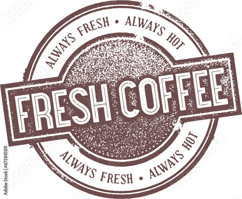 Fresh Brewed Coffee Stamp