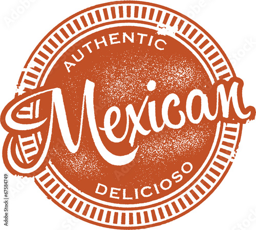 Authentic Mexican Food Stamp