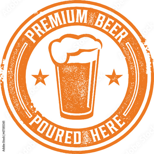 Premium Beer Bar Sign