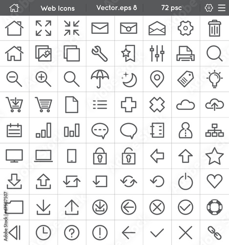 Web Interface Icons