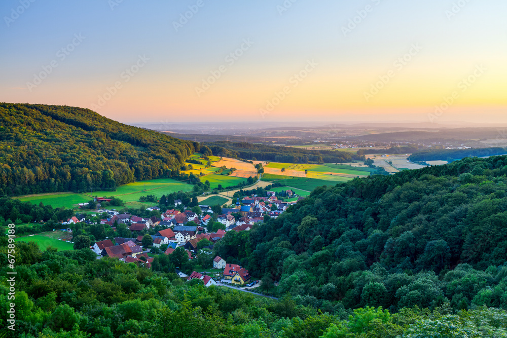 Bavarian Rural Countryside Landscape