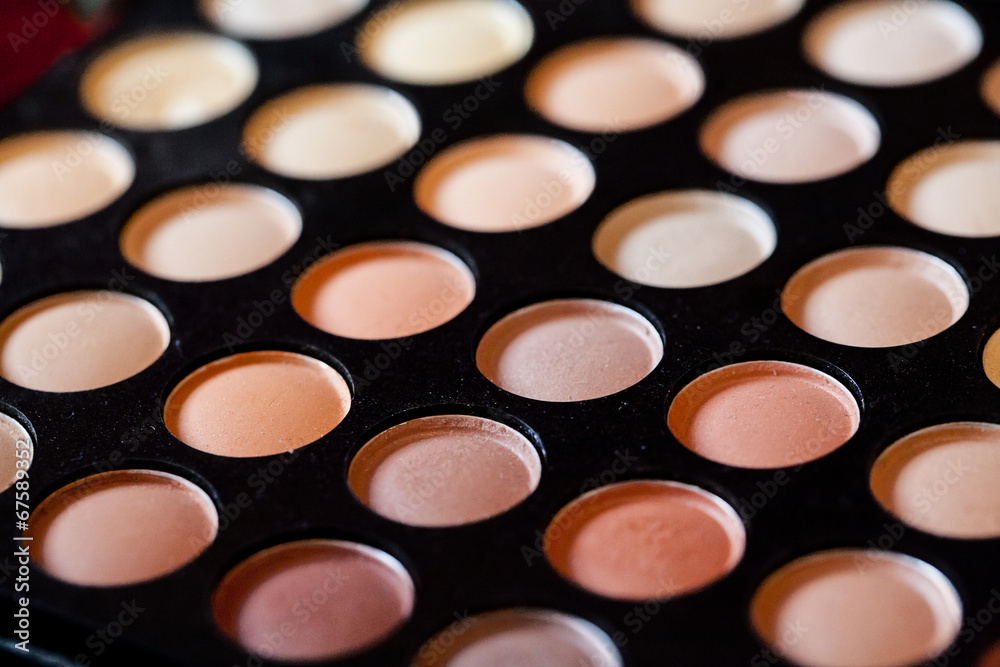 Compact powder cosmetics set Compact powder cosmetics set