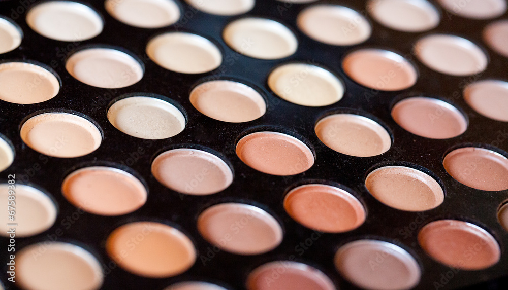Compact powder cosmetics set Compact powder cosmetics set