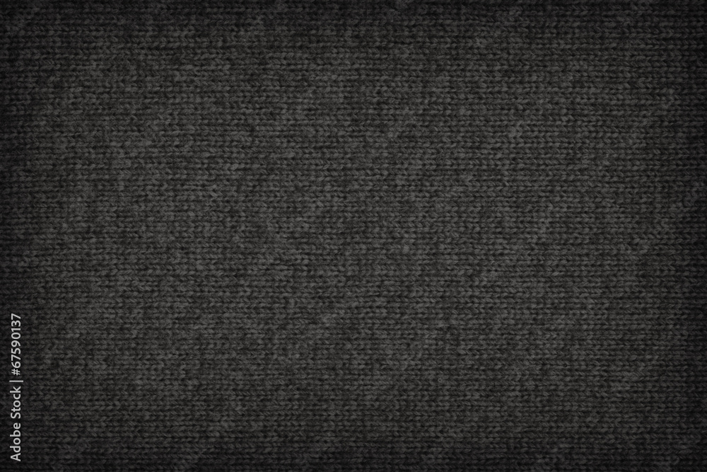 Woolen Woven Fabric Charcoal Black Vignette Grunge Texture Woolen Woven Fabric Charcoal Black Vignette Grunge Texture