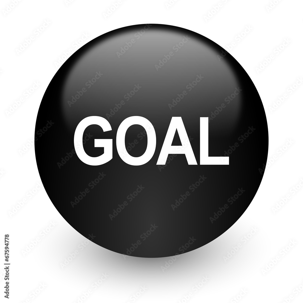 goal black glossy internet icon goal black glossy internet icon