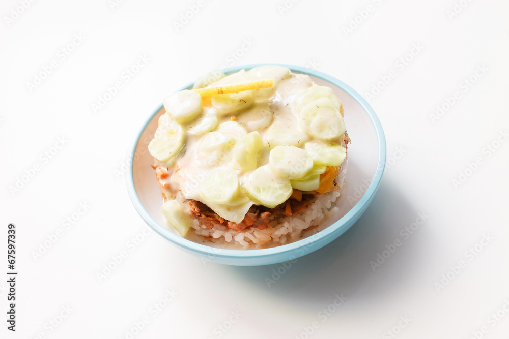 rice with vegetables rice with vegetables
