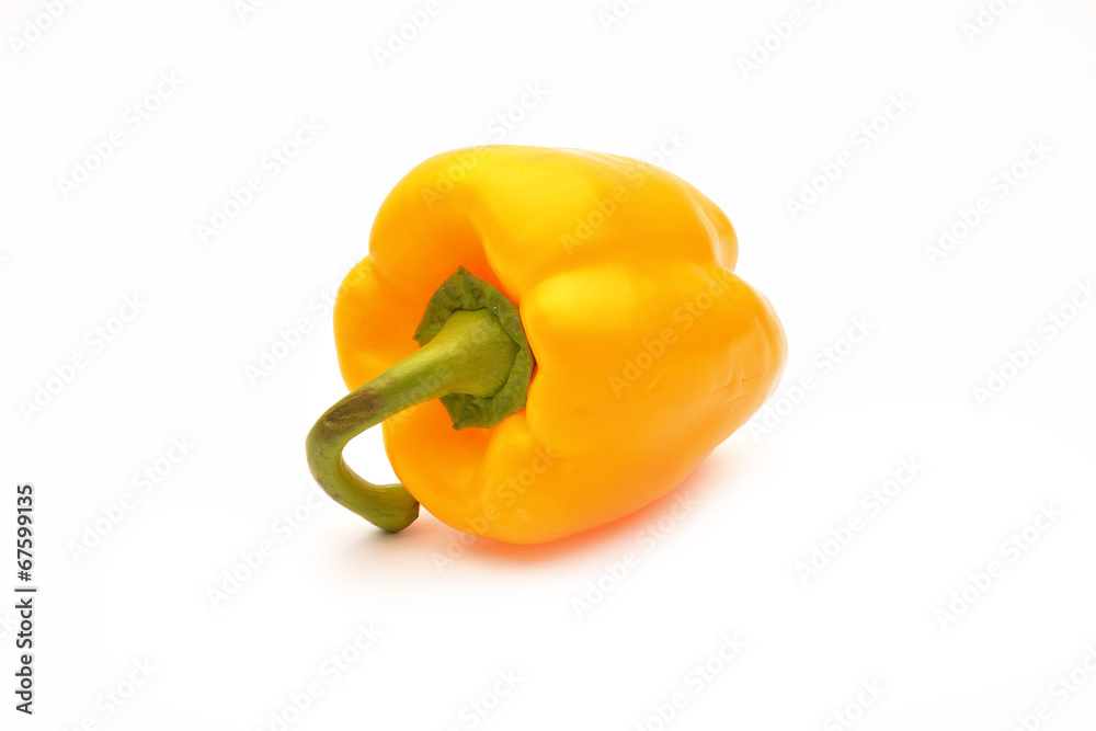 Peppers on white background Peppers on white background