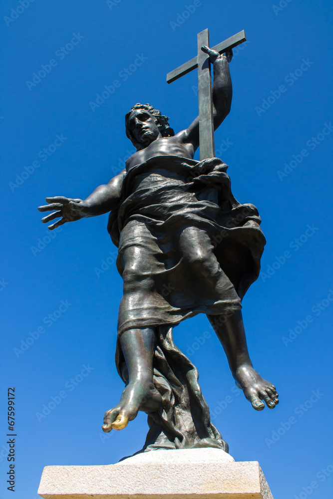 Statue of jesus redeemer in Sardinia Statue of jesus redeemer in Sardinia
