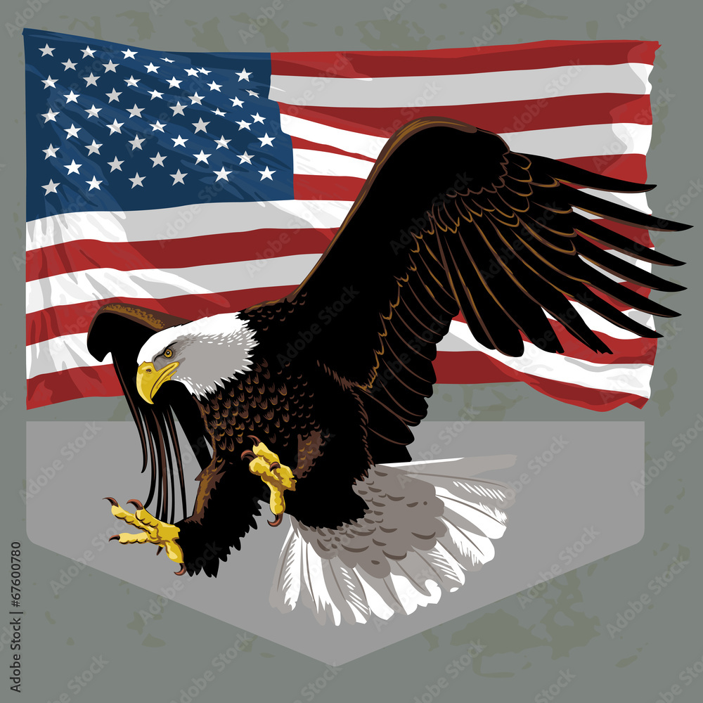 Naklejka premium American Eagle
