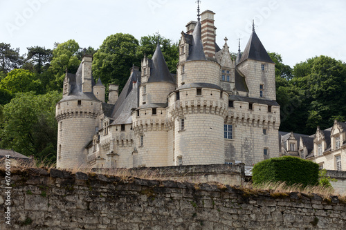 Castel of Rigny-Usse . Loire Valley, France photo