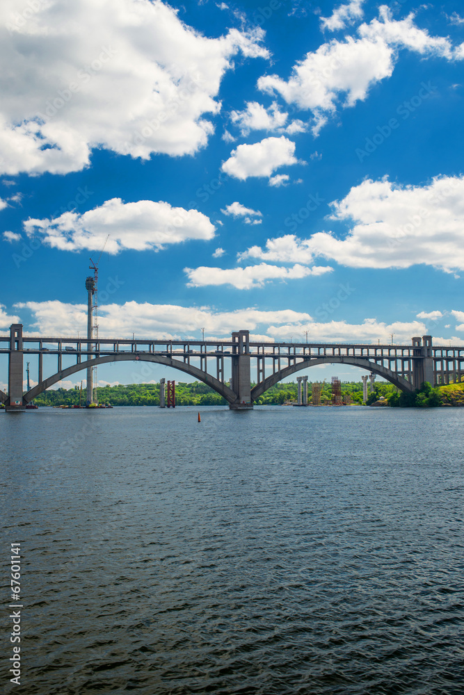Fototapeta premium Arch bridge Preobrazhensky