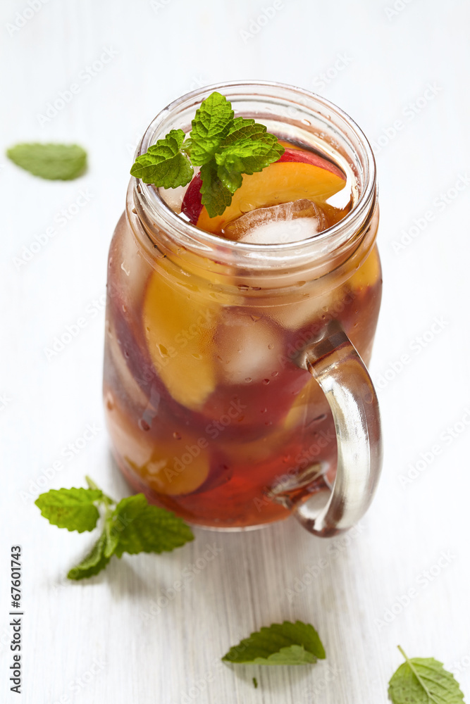 Peach ice tea Peach ice tea