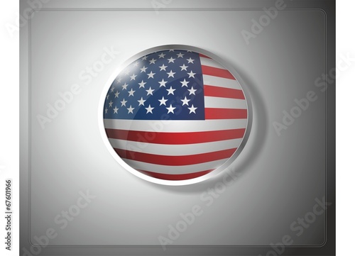American flag illustration