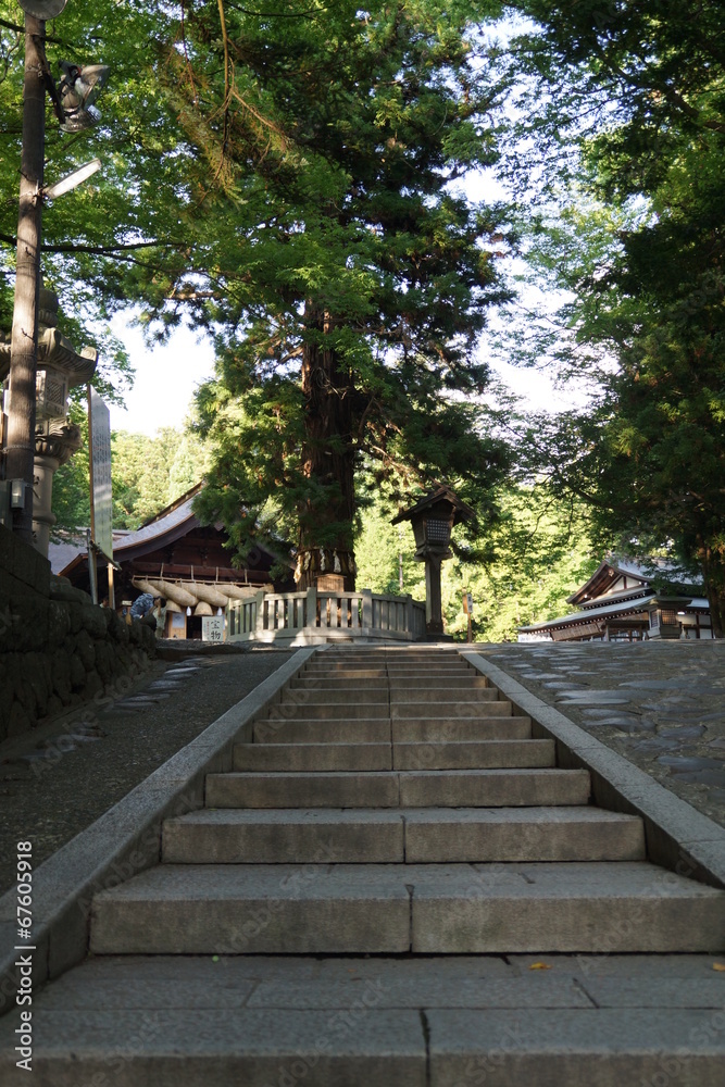 神社へ続く階段