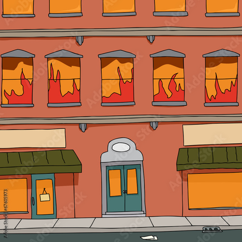 Burning Building
