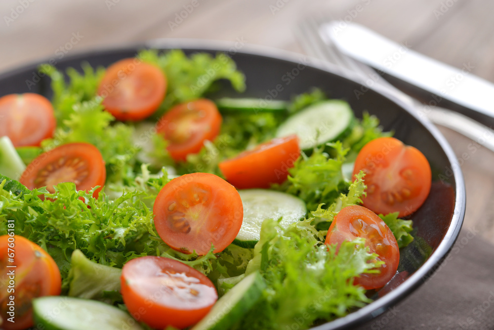 Fresh vegetable salad