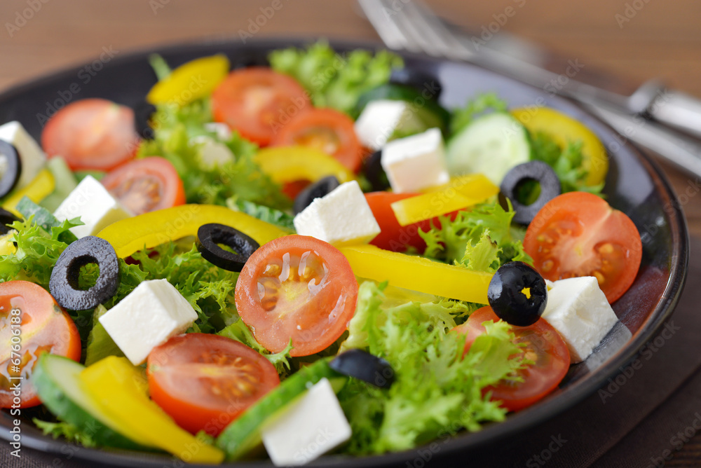 Fresh vegetable salad Fresh vegetable salad
