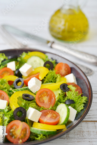 Fresh vegetable salad