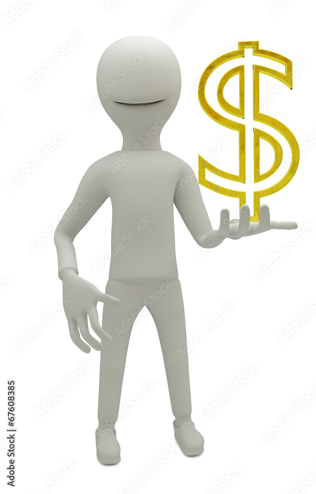 white guy with dollar currency symbol on hand white guy with dollar currency symbol on hand