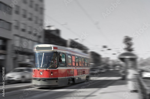 Toronto streetcar transportation