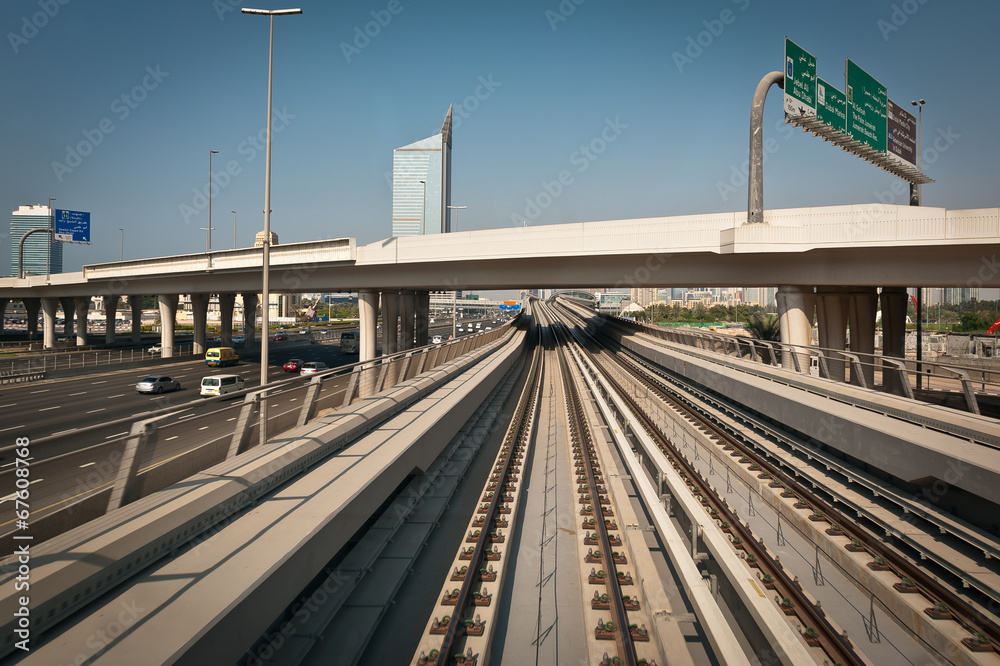 Fototapeta premium Dubai Metro