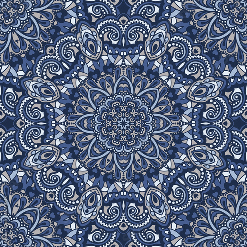 Oriental ornate seamless pattern.