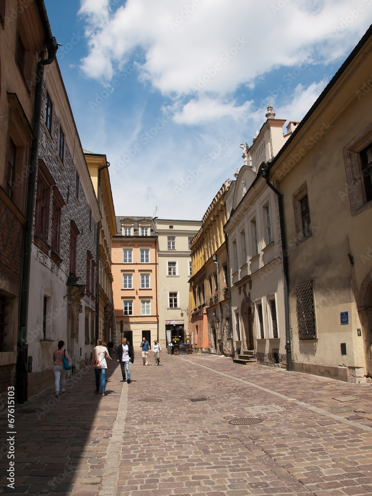 Picturesque Kanonicza Street in Krakow