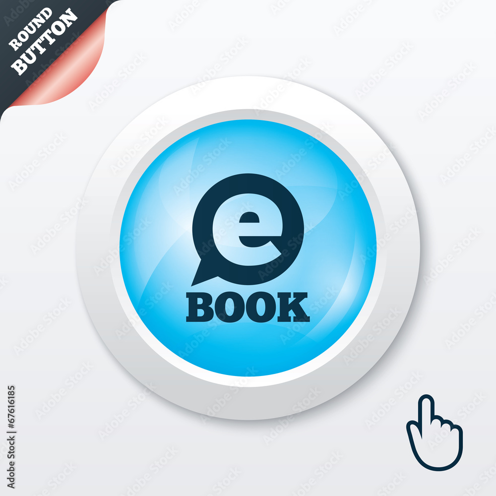 E-Book sign icon. Electronic book symbol. E-Book sign icon. Electronic book symbol.