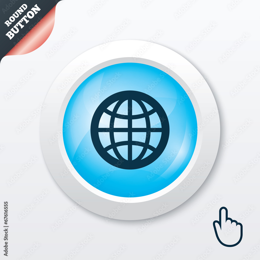 Globe sign icon. World symbol. Globe sign icon. World symbol.
