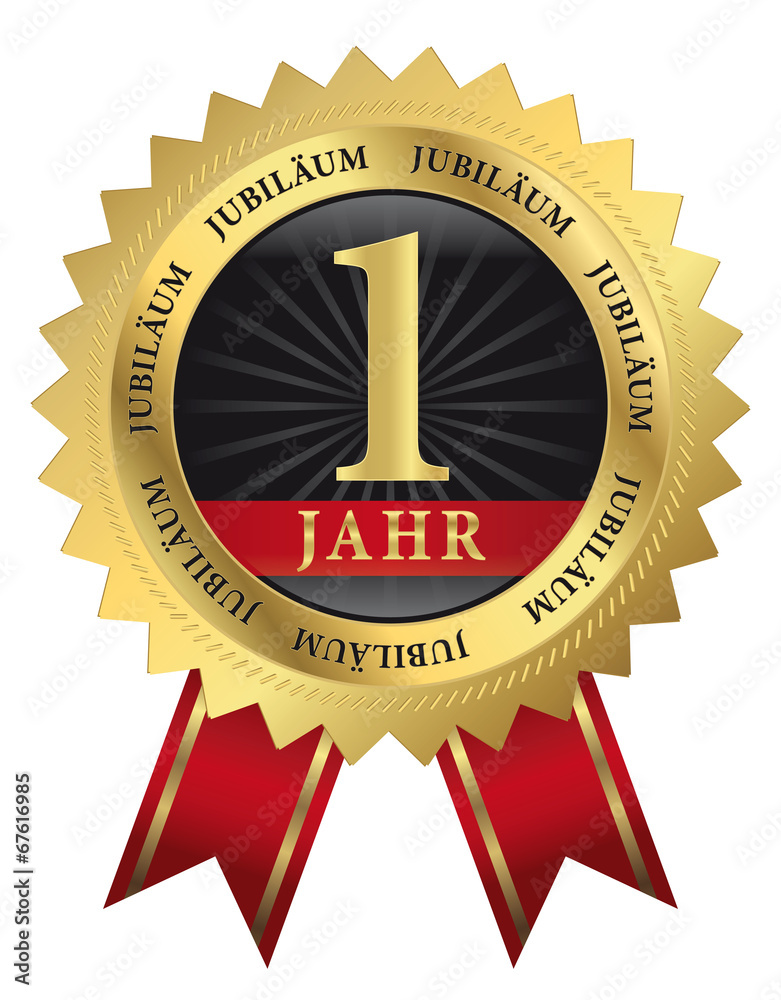 1 Jahr Jubiläum 1 Jahr Jubiläum