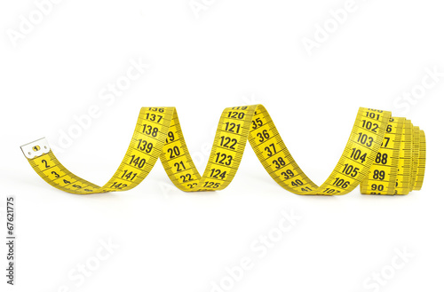 Tape Measure With CLIPPING PATH photo