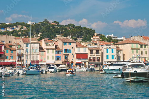The town of Cassis in the French Riviera