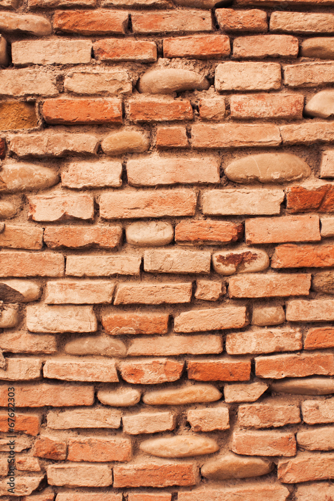 Red old brick wall Red old brick wall